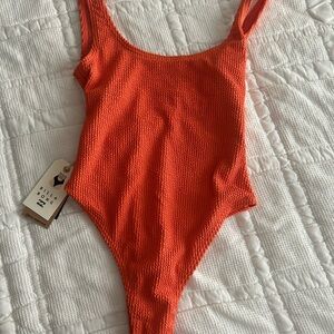 Billabong Women's Orange Swimsuit